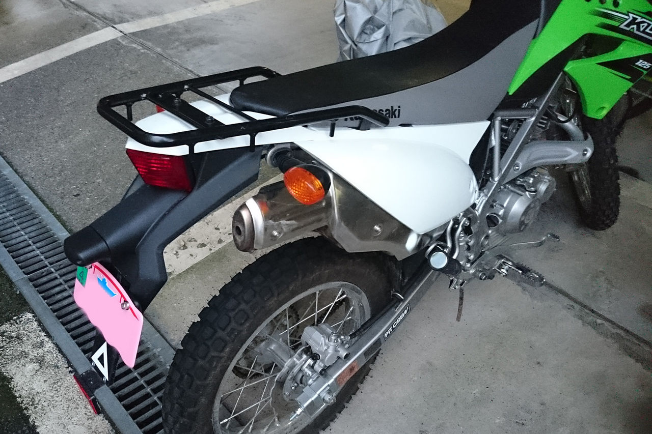 KLX125 フェンダーレス KLX125リアフェンダーレス化｜Ratata aka ラッタッタ