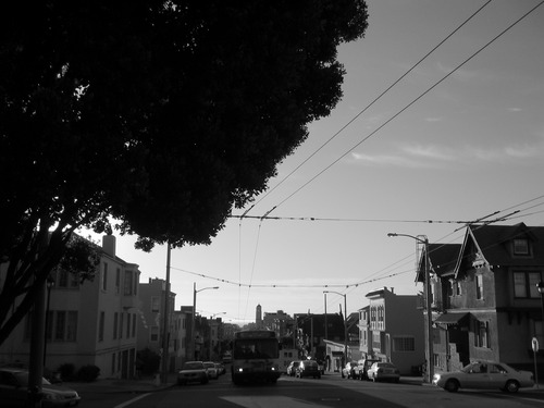 サンセット モノクロ1