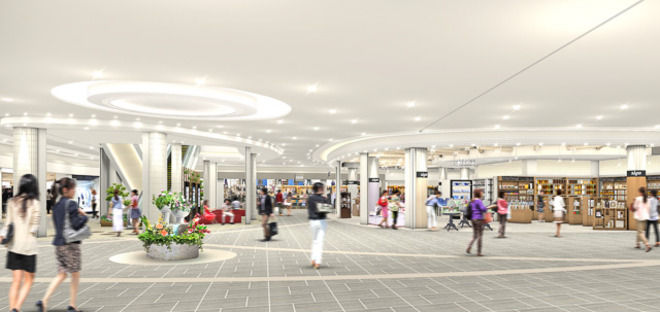 14 くずはモール 建築パース 建築cgパース作品集