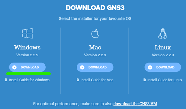 GNS3_ダウンロード2