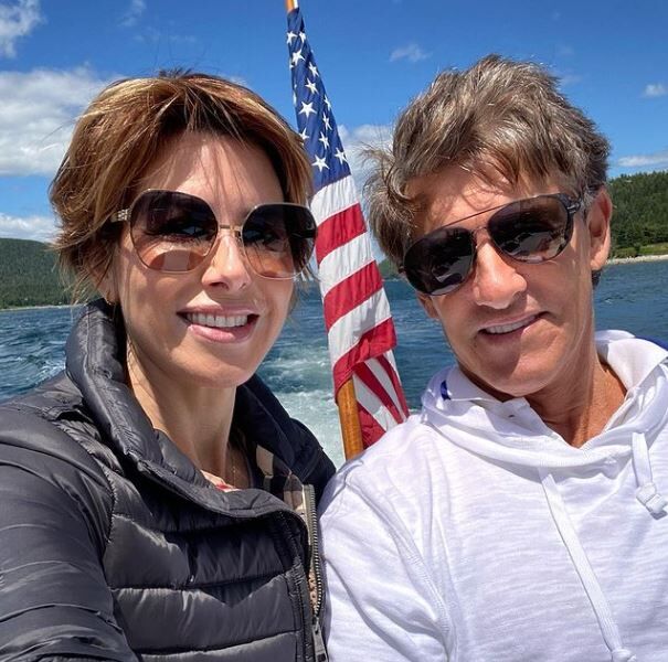 Dominique with her husband Nick Florescu