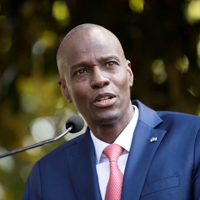 The president of Haiti Jovenel Moïse