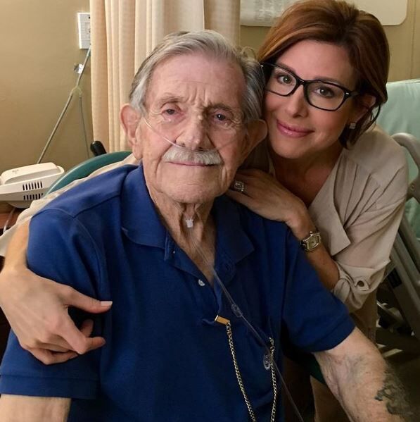 Dominique Sachse with her father Peter Sachse