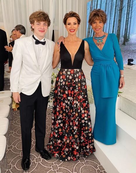 Sachse with her mother Audrey Toll and son Styles Credeur