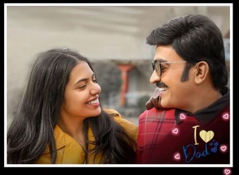 Shivani Rajasekhar with her father Dr. Rajasekhar Garu