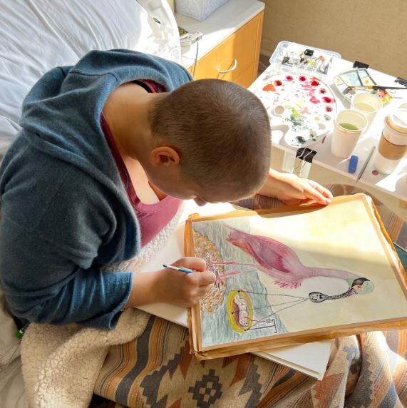 Suleika Jaouad loves paintings