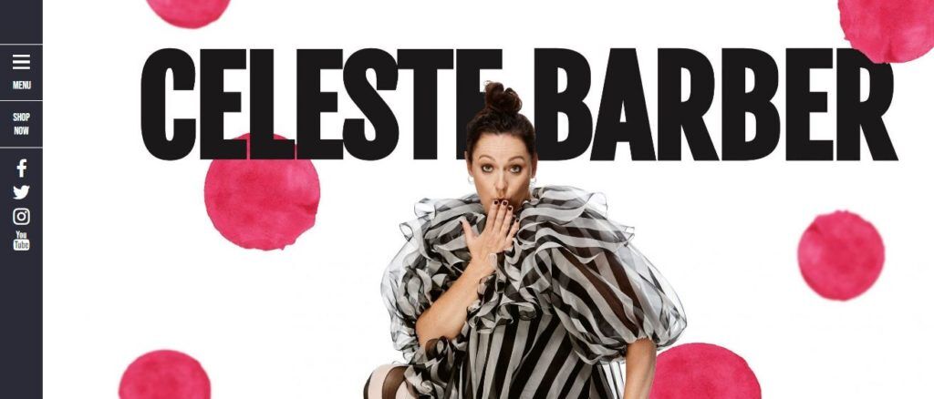 Celeste Barber website