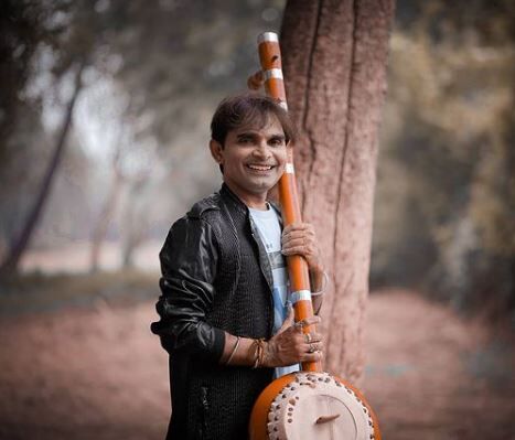 Kamlesh Barot learned to play musical instruments