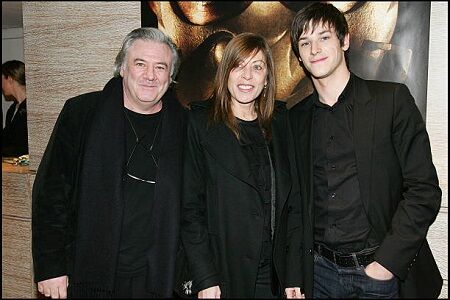 Christine Ulliel with her son and husband