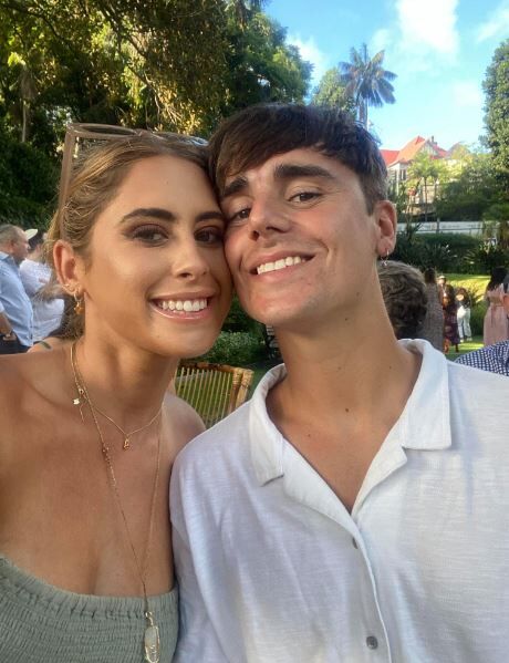 Ariella with her boyfriend Chris David