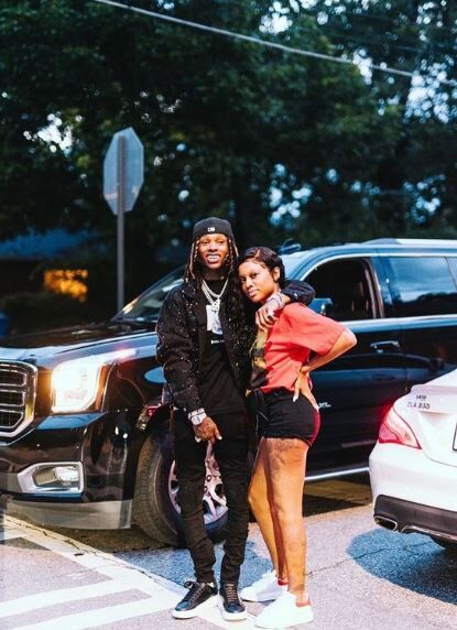 Kayla with her brother King Von