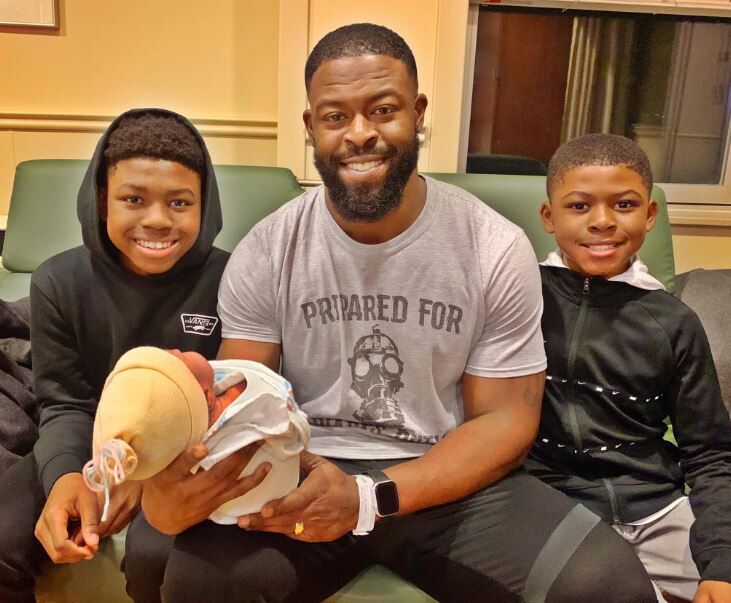 Jahmile is the father of three kids