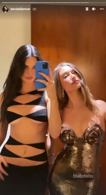 Kendall Jenner dress at Lauren Perez wedding