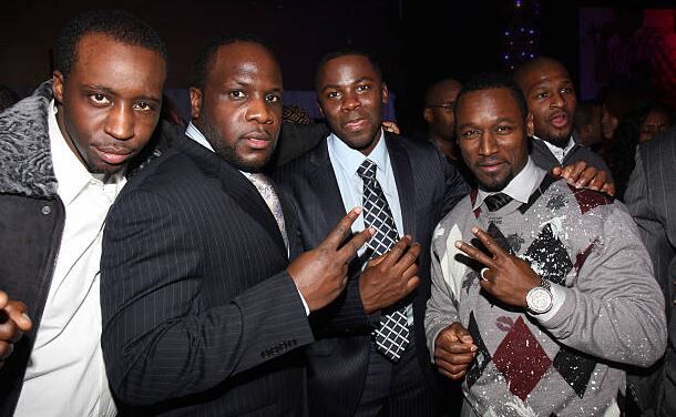 Isaiah Stokes with his friends