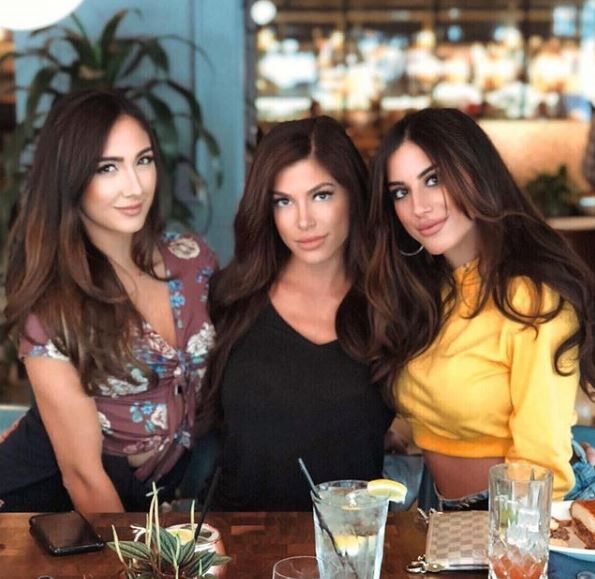 Nivine Jay with her friends