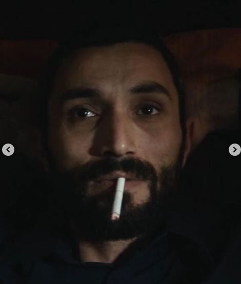 Ziad Bakri is addicted to smoke