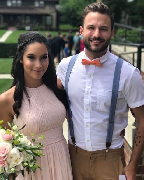 Gianna Hammer with her partner Hayden Parker Weaver