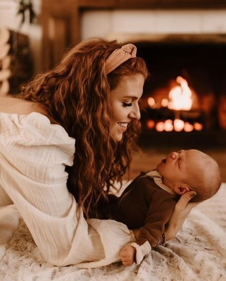Audrey Roloff with her new born baby