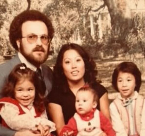 Joanna with her family