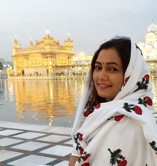 Chaitra Hallikeri at Golden Temple