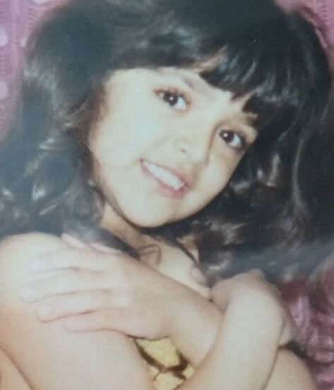 Mona Kattan childhood picture