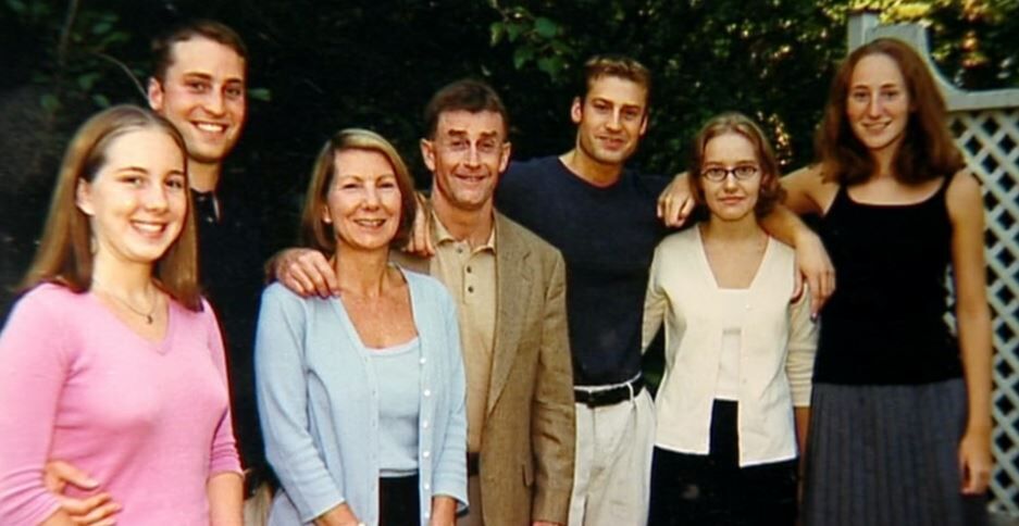 Kathleen Peterson with her family