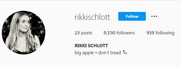 Schlott`s Instagram account