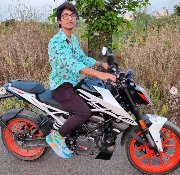 Sourav Joshi bought KTM bike