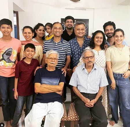 Priy Bapat with her family