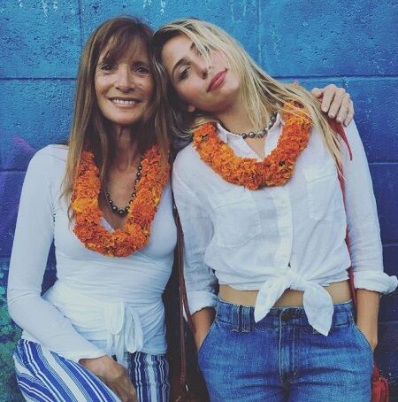 Lily Meola with her mother