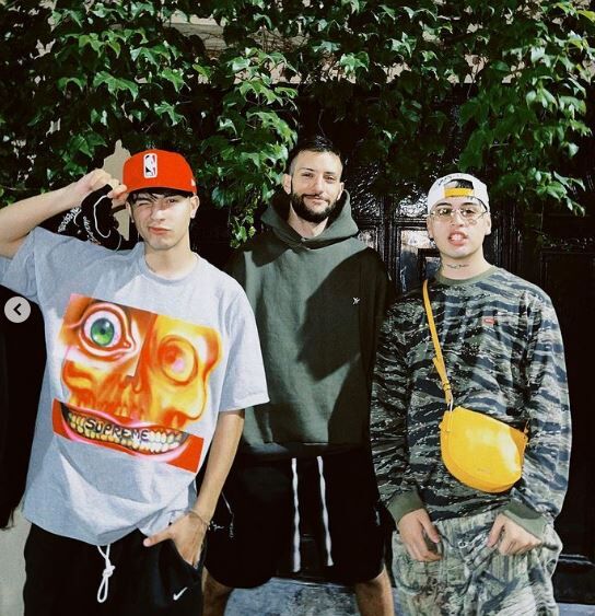Rusher King with his friends
