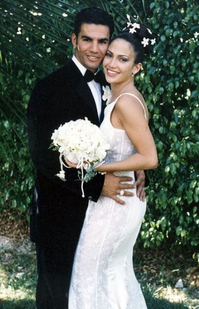 Wedding photo of Ojani and Jennifer Lopez