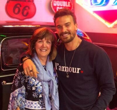 Adam Woolard with his mother Annie