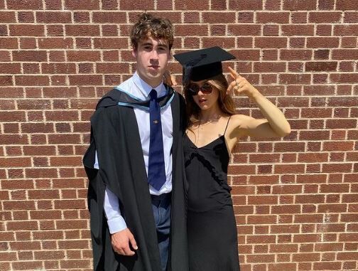 Ruby with her brother Will Hartley