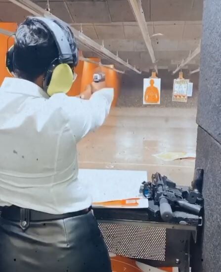 Mia Jaye learned shooting