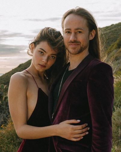 Christy Giles with her husband