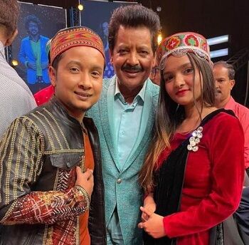 Jyotideep Rajan with Udit Narayan
