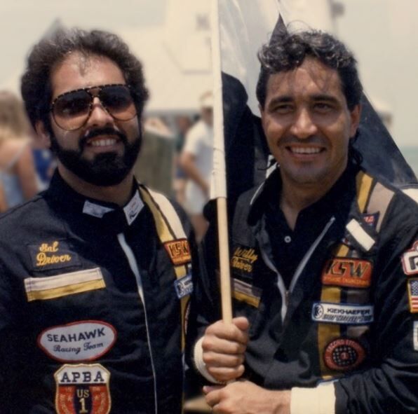 Sal Magluta with his best friend Willy Falcon