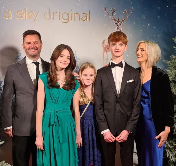 Henry Lawfull with his family