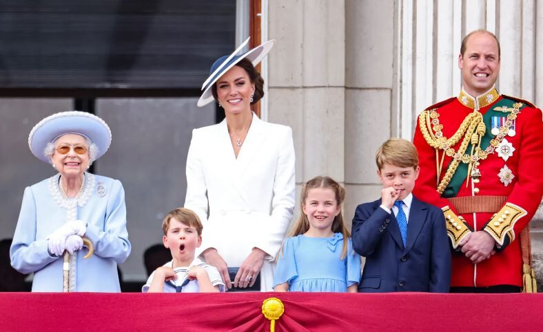 Prince Louis of Cambridge at balcony