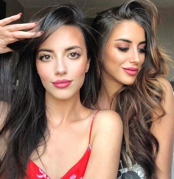 Nivine Jay with her sister Nour Petite