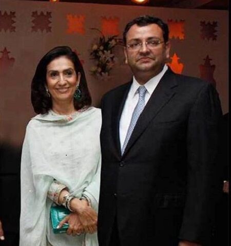 Rohiqa Chagla with her husband