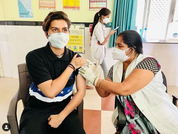 Ratan Chauhan got first dose of vaccination