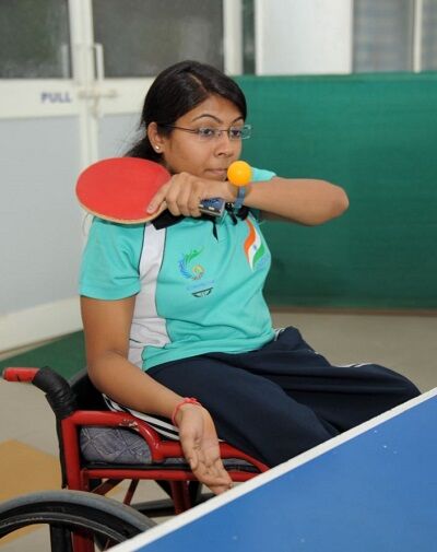 Bhavina Patel completed her college at Blind People’s Association at did ITI course
