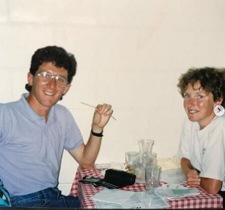 Geoff Wightman old picture with his wife