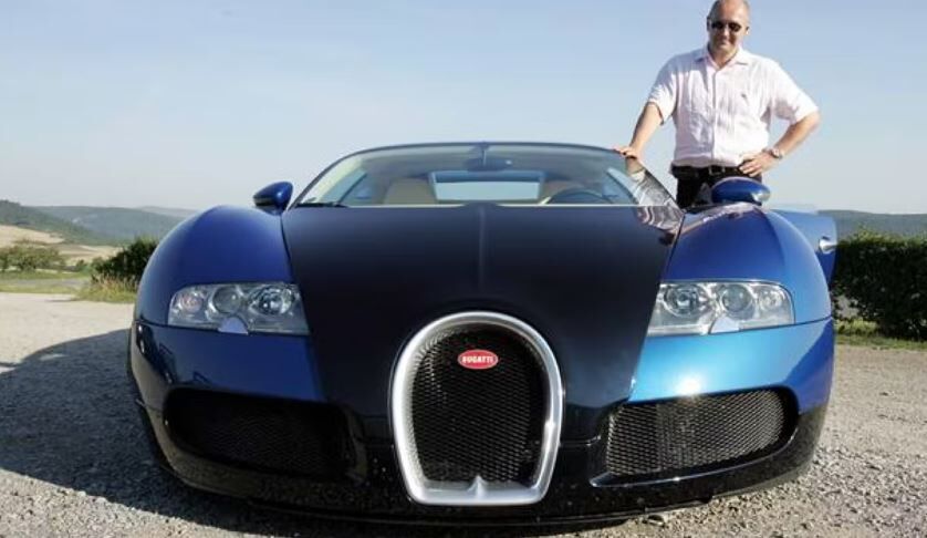 Radim Passer owns Bugatti Veyron model