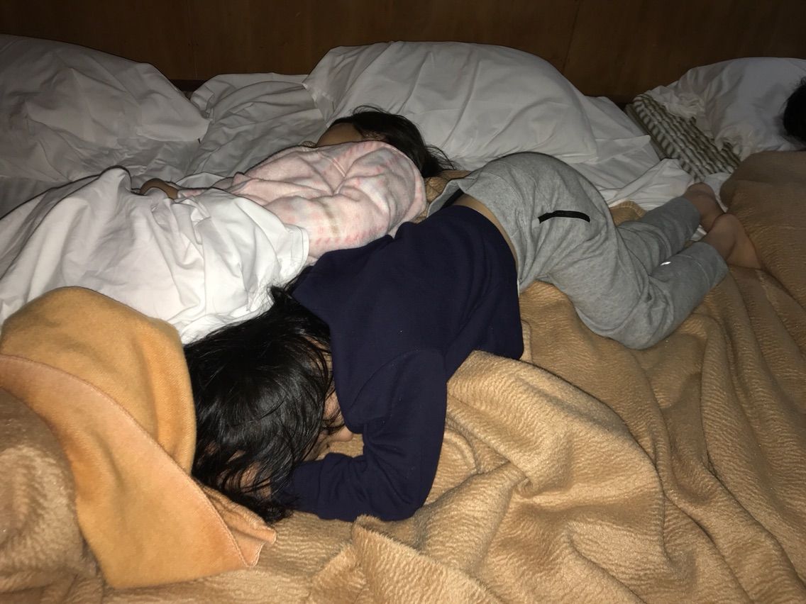 寝相が悪いのは誰だ O 18冬合宿cコース 福岡