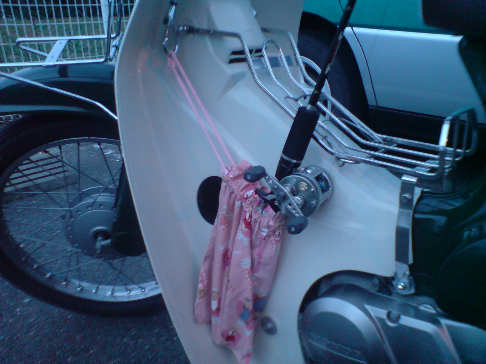 ロッドホルダー カブでどこまでも