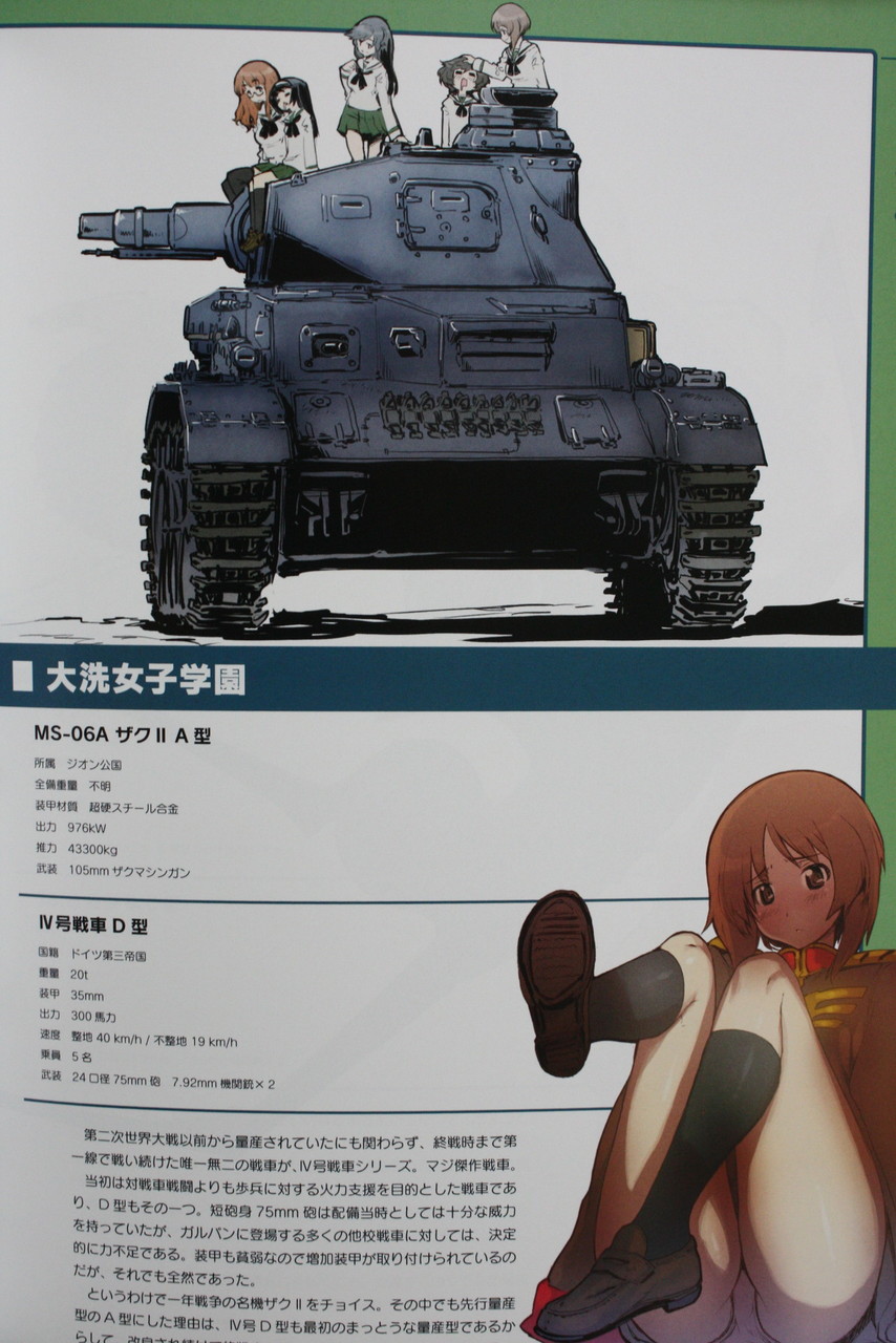 戦車の性能の違いが Ry 別冊ガルパン戦車読本 ガールズ パンツァーに出てくる戦車をガンダムに例えてみた1 徒然なる一日