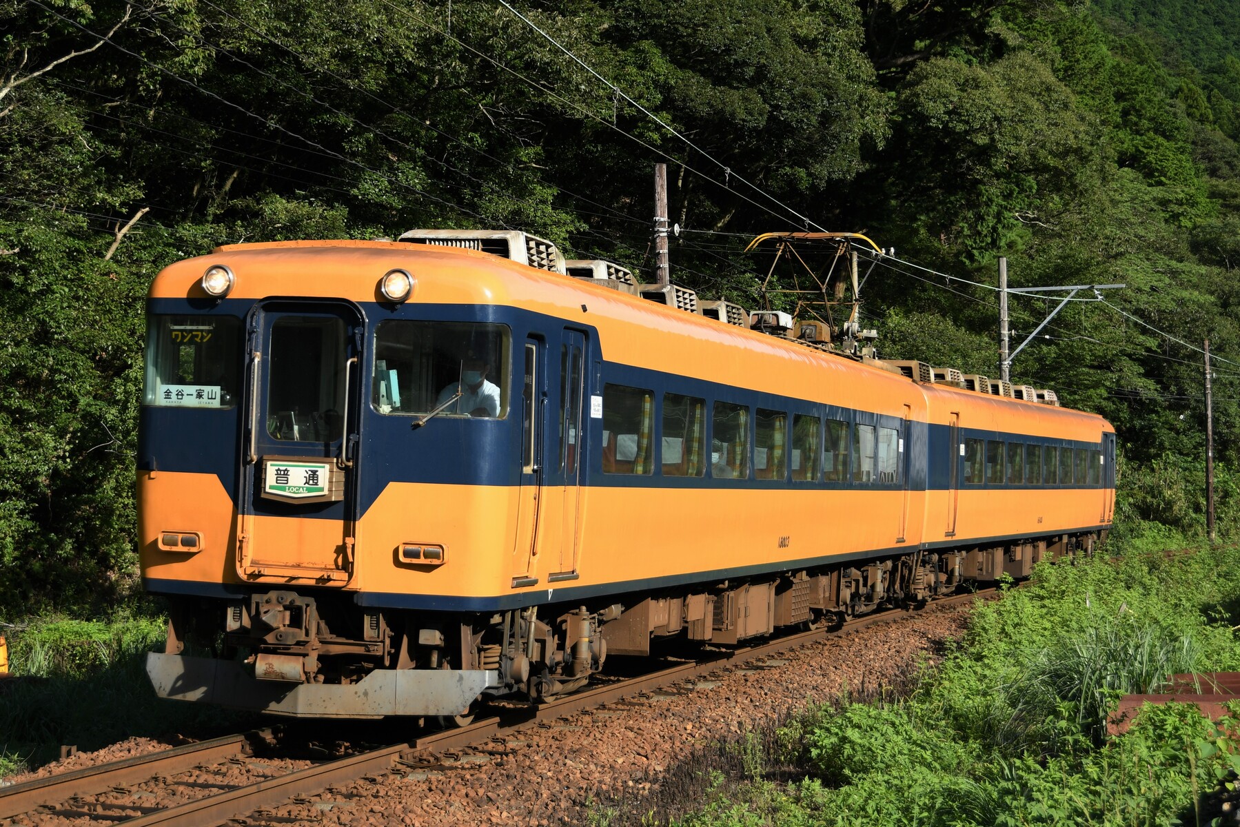 9月11日 大井川鐵道 系 元近鉄車 家山折返し運用 山紫水明な景色を求め 9月11日 大井川鐵道 系 元近鉄車 家山折返し運用 山紫水明な景色を求め